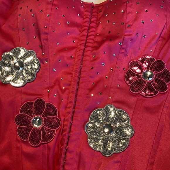 Sequin Pink Corset Top - Picture 6 of 6